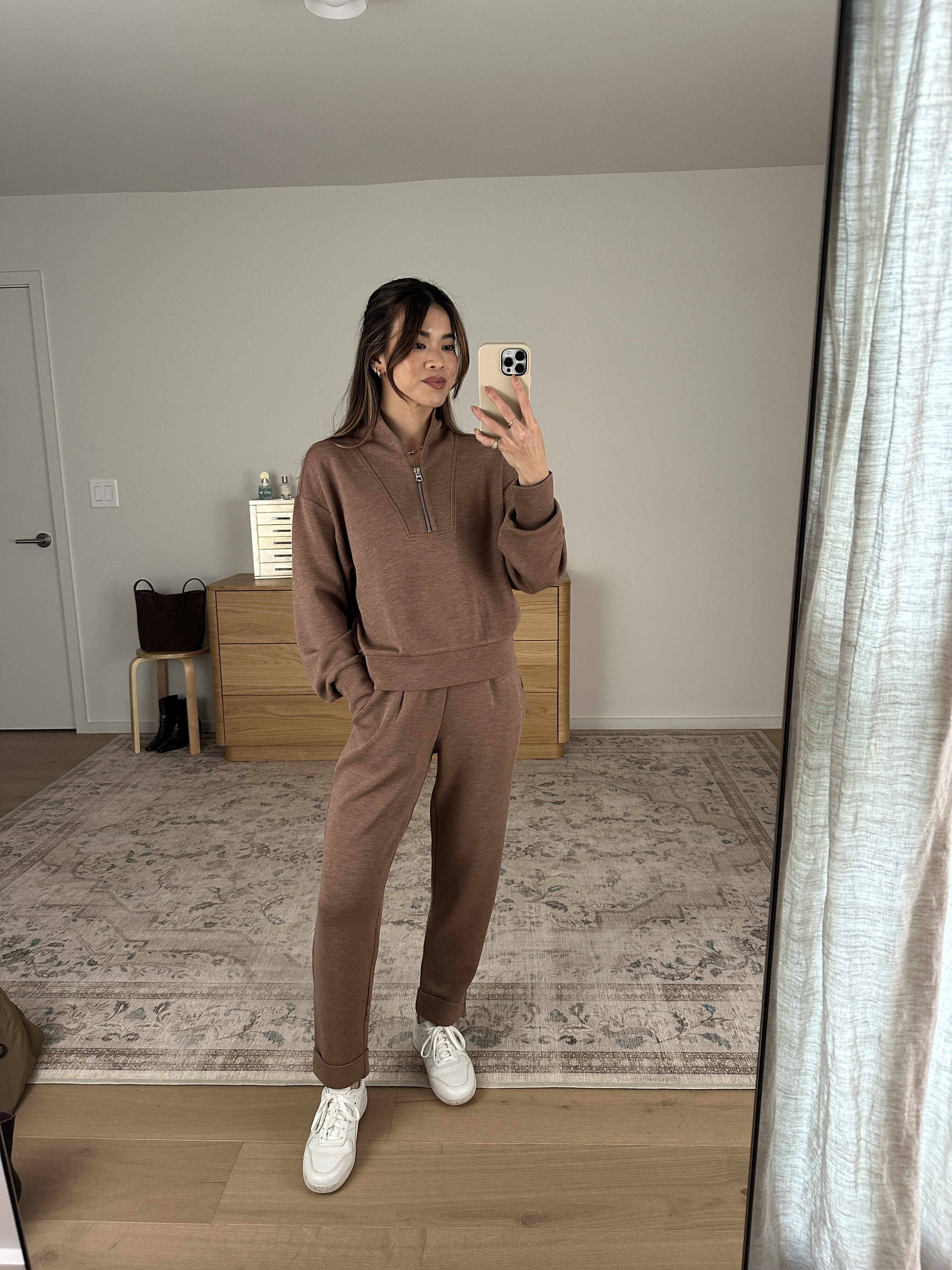 The perfect fall cozy set from @Varley.

Sizing info: 
-Varley Davidson Sweat (Size XS in Golden Bronze Marl) 
-Varley The Rolled Cuff Pant 25" (Size XXS with 25” Inseam in Golden Bronze Marl)

petite fashion, get dressed with me, outfit inspiration, ootd, nashville outfit, Nashville influencer, petite style, vacation style, casual outfits, mom style, petite pants, fall outfits, fall outfit info, fall pants, fall outfit idea, fall top, fall sweater, fall shoes, Varley, Varley tryon, Varley unboxing, Varley for petite, sweat sets, cozy matching set,

#LTKootd #LTKSeasonal #LTKActive