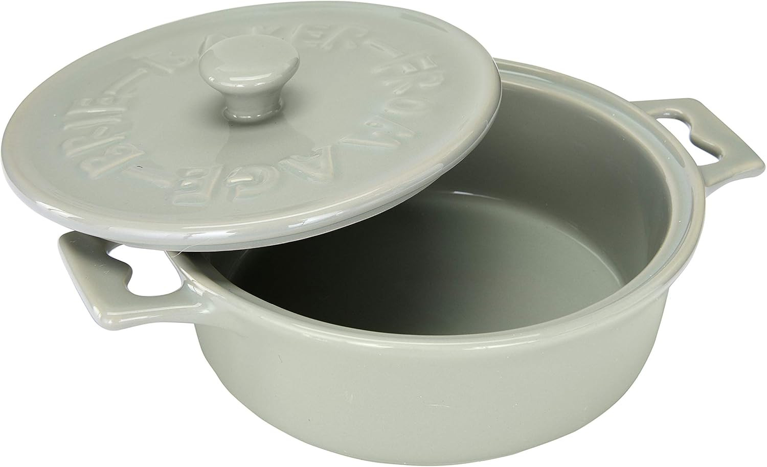 Creative Co-Op Brie Bakers with Lids & Wood Spreaders (Set of 2 Colors) | Amazon (US)