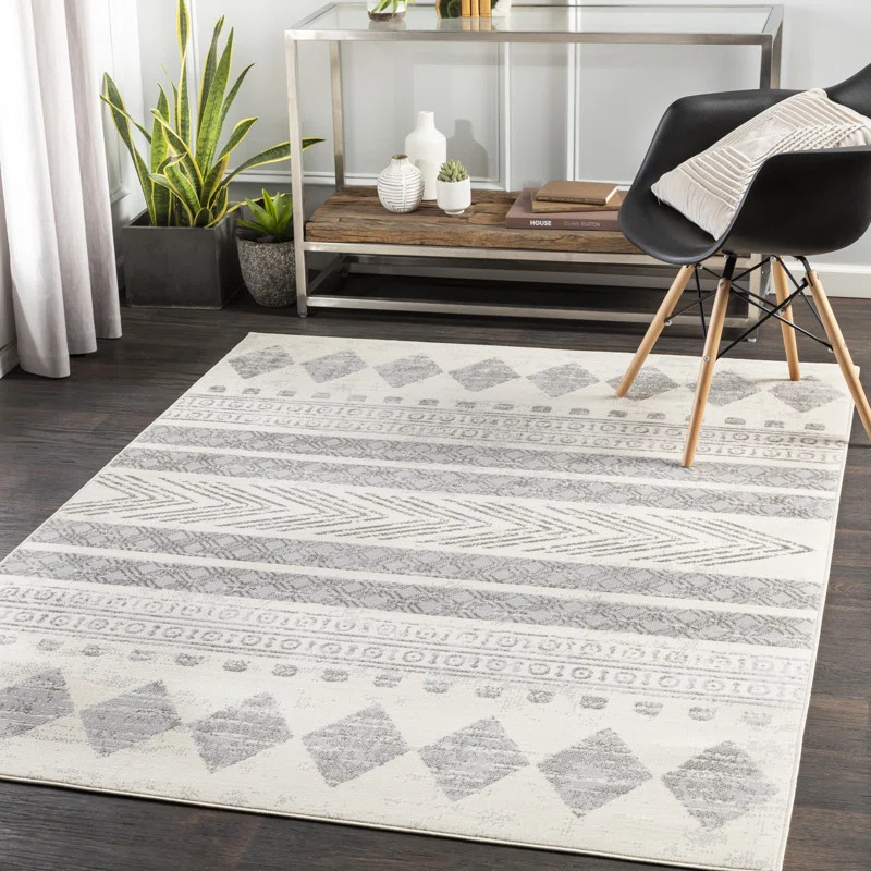 Morrison Performance Gray/Light Gray Rug | Wayfair North America