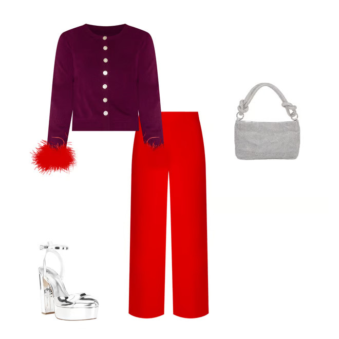 Antonio Melani x The Nat Note Lele Wool Blend Button Front Feather Cuff Coordinating Cardigan | D... | Dillard's