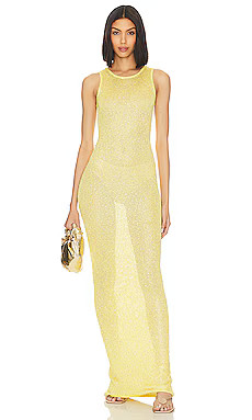 ASTA RESORT Natalia Dress - Chartreuse Sequin from Revolve.com | Revolve Clothing (Global)