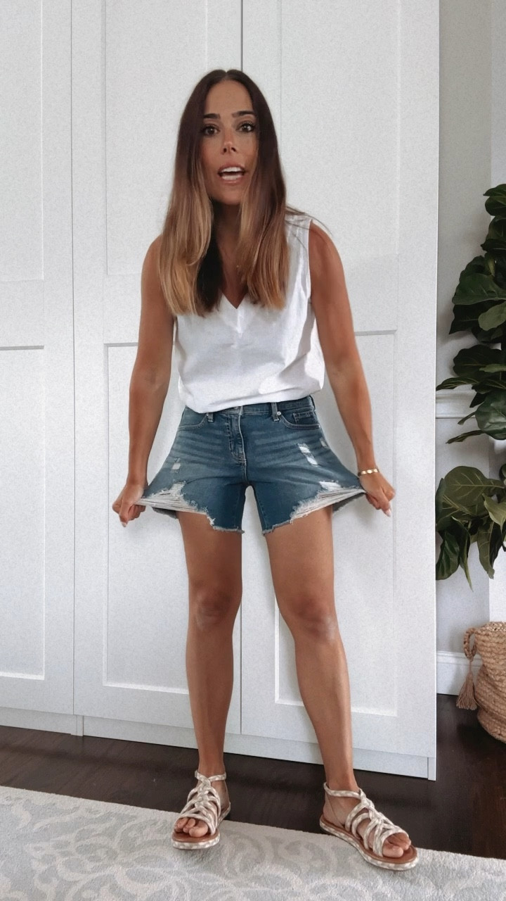 The best denim shorts from @walmartfashion 💕 only $24, the perfect length and have so much stretch 

#LTKstyletip #LTKunder50 #LTKFind