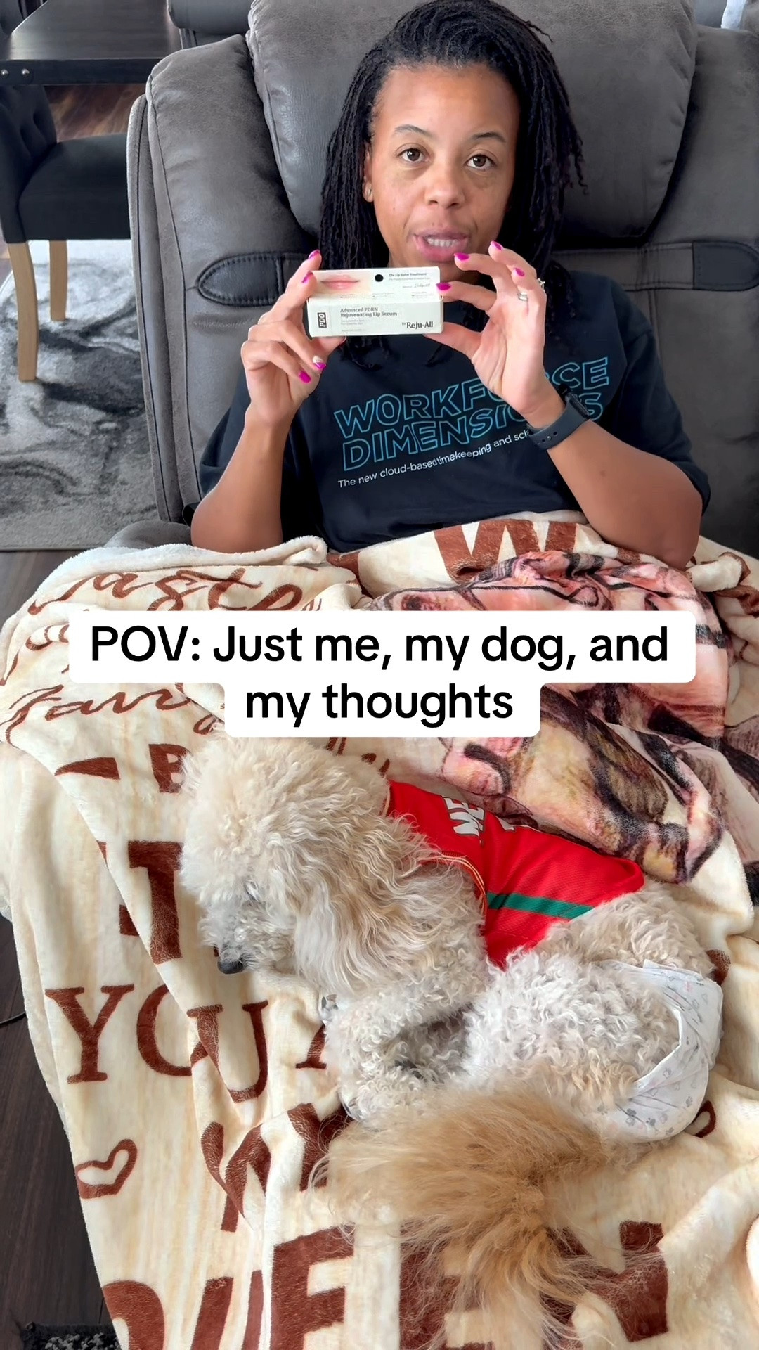 Hydrating and napping are the highlights of our day. #drrejuall #mexicopetjersey #dogapparel #drylips #drylipsremedy

#LTKselfcare #LTKBeauty #LTKdayinmylife