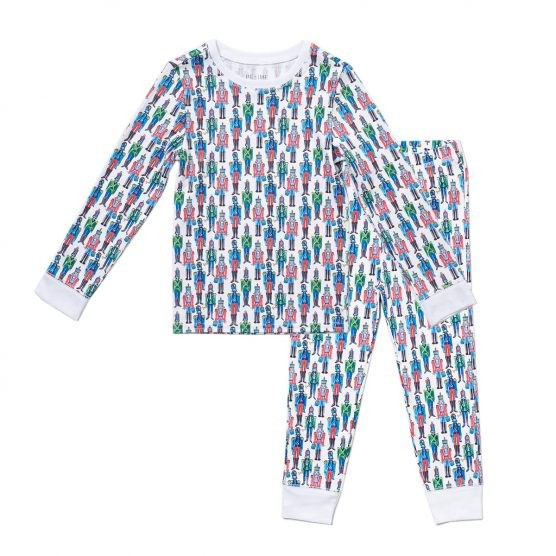 HART + LAND Toddler/Big Kid Organic Pima Cotton PJ Set – Holiday Soldiers | The Tot