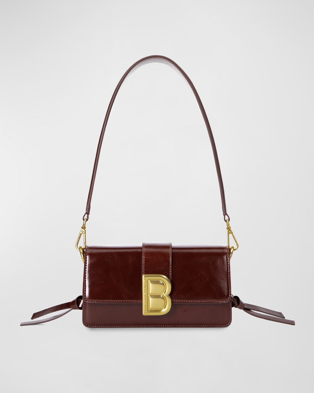 Nia Medium Leather Shoulder Bag | Neiman Marcus