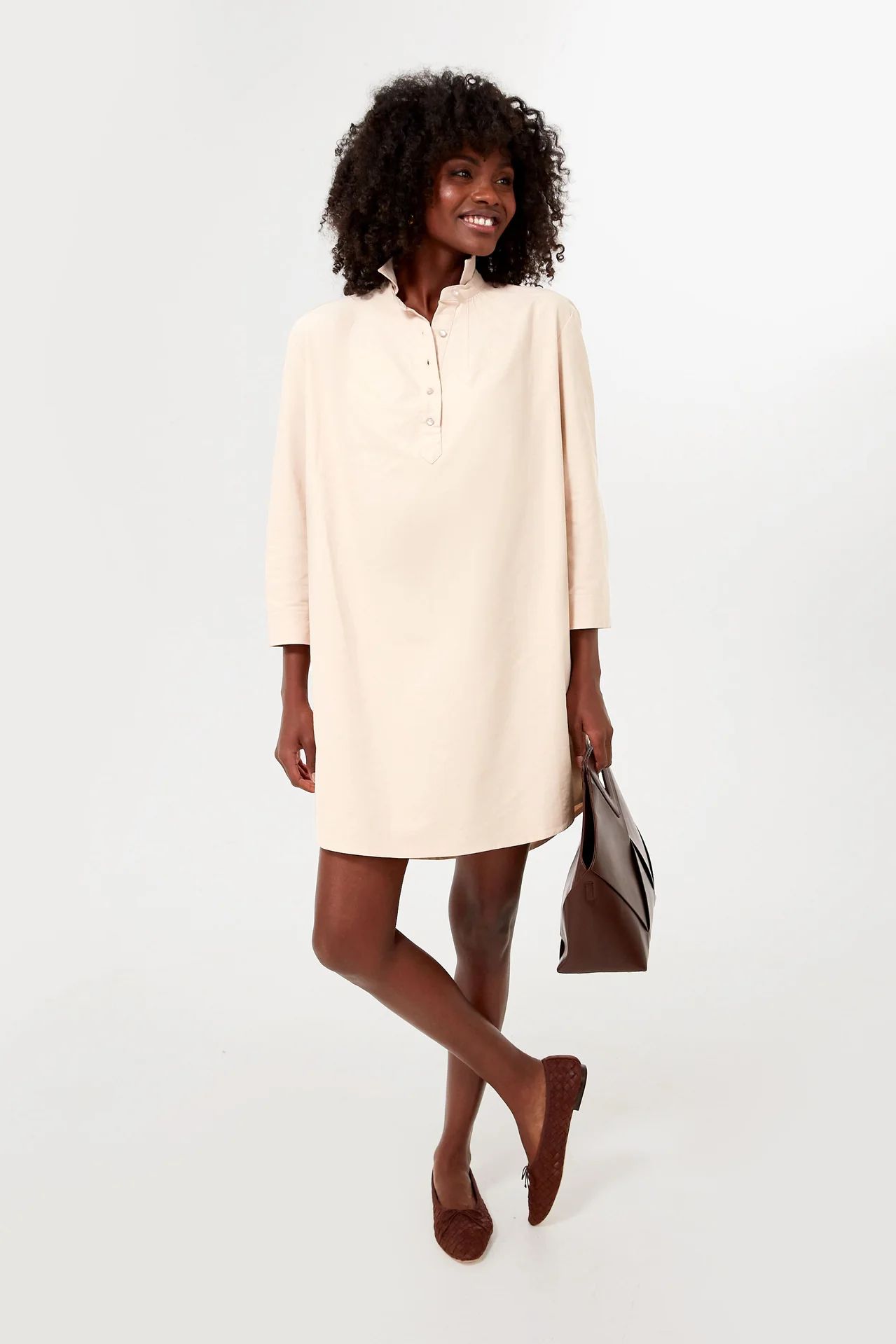 Tan Polly Dress | Tuckernuck (US)