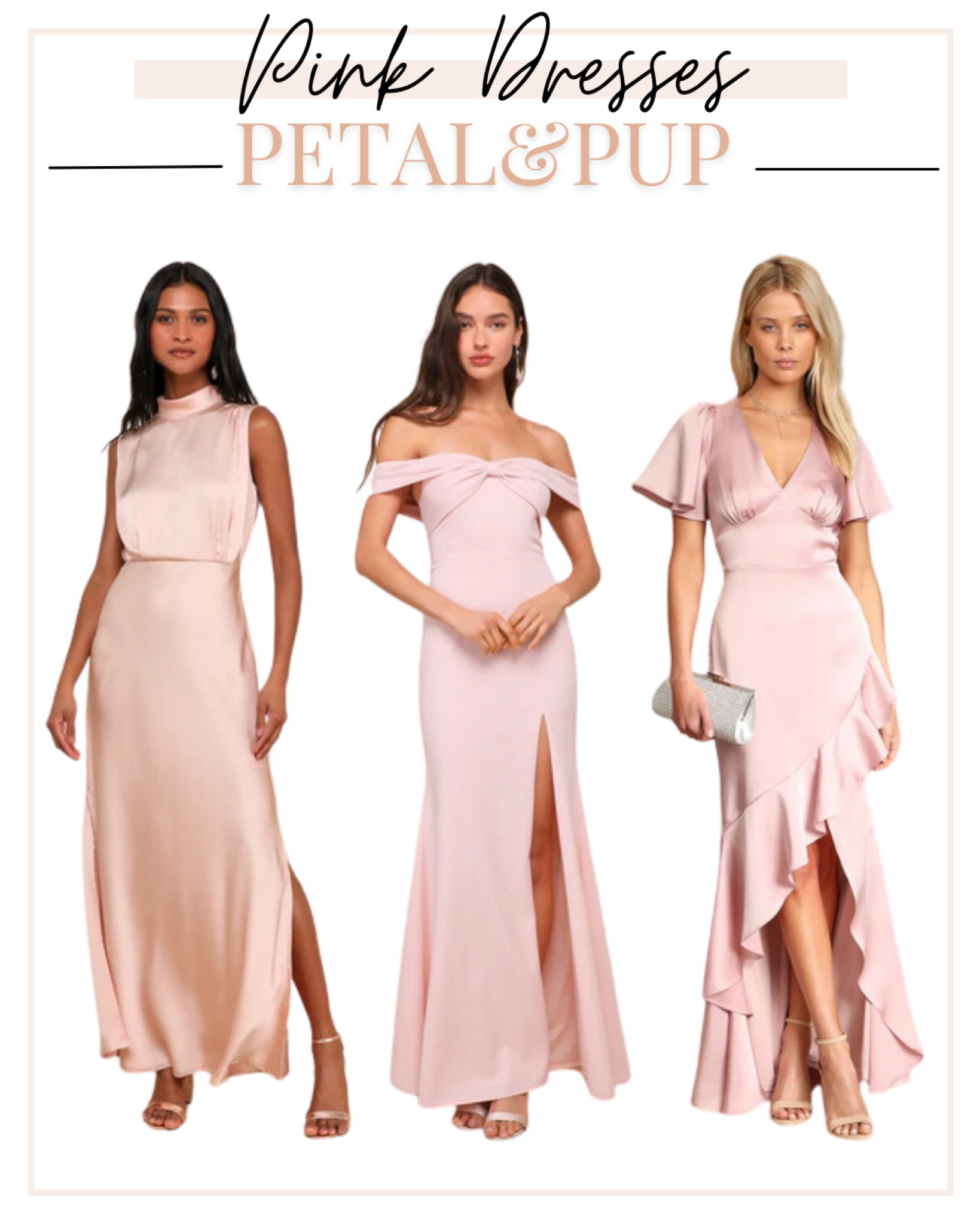 Check out these beautiful pink dresses 

Pink dress, bridesmaid dress, wedding guest dress, bridesmaid dresses, wedding guest dresses, maxi dress, midi dress, mini dress, pastel dress, baby shower dress, semi-formal dress, formal dress, cocktail dress, date night outfit, date night dress, vacation outfit, vacation dress, resort dress 

#LTKstyletip #LTKwedding #LTKtravel
