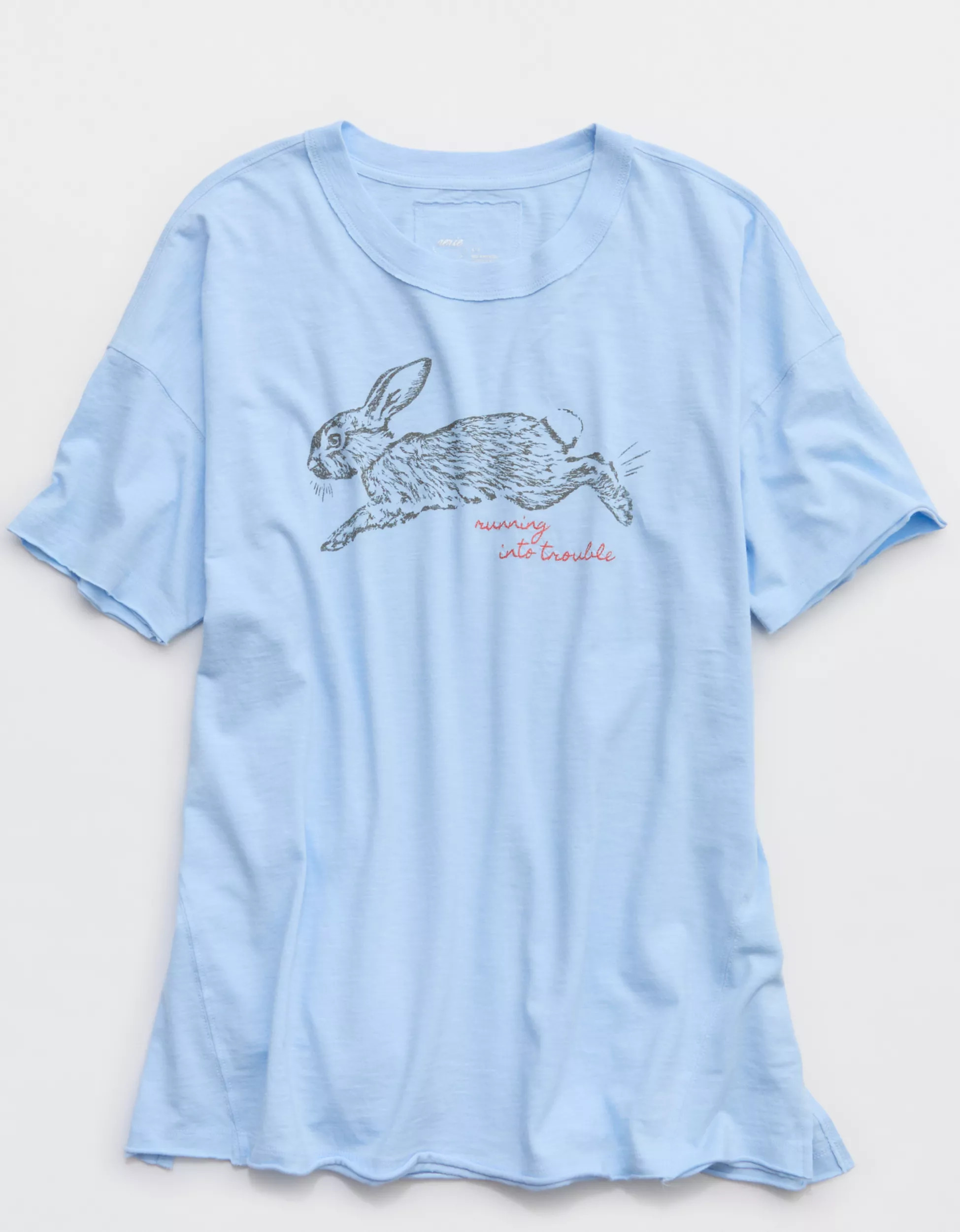 Aerie Oversized Crew Boyfriend T-Shirt | Aerie