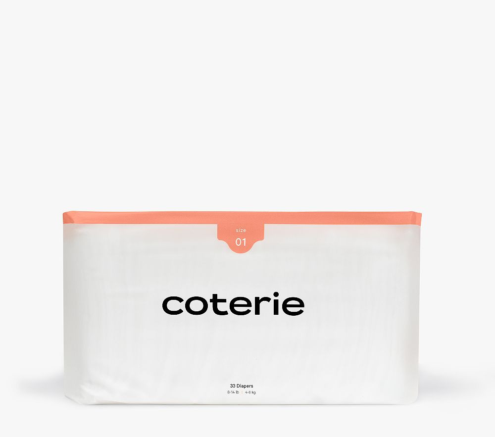 Coterie Diaper 6 Pack, Size 01 (8-12lbs) | Pottery Barn Kids