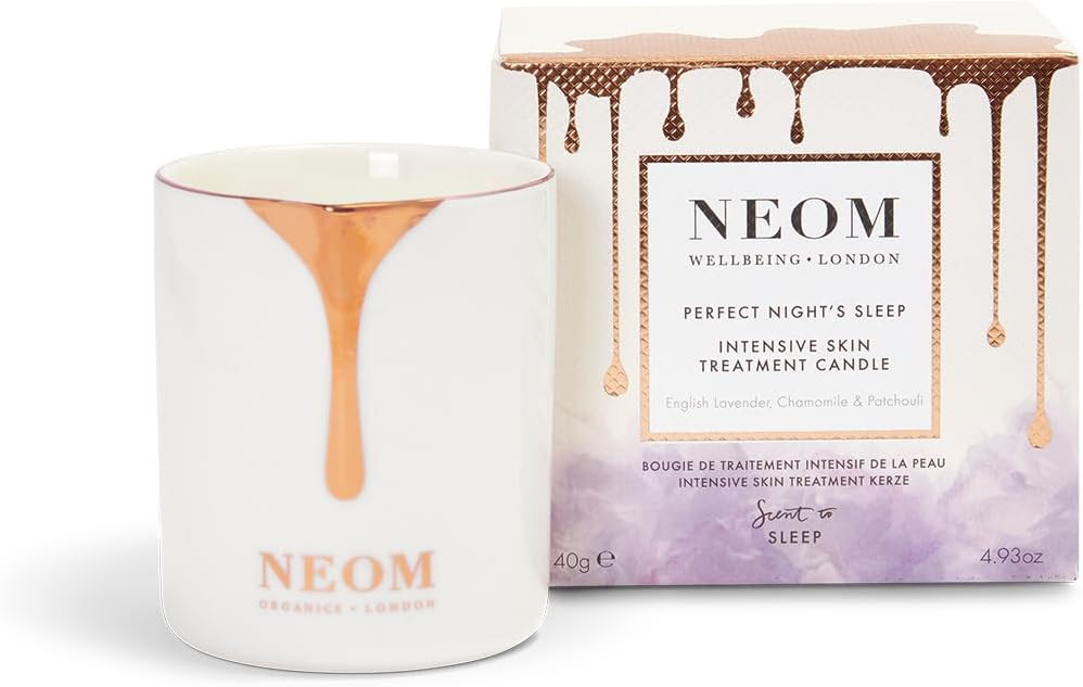 Neom Organics London Tranquillity Intensive Skin Treatment Candle, Scent to Sleep Range, 140 g | Amazon (UK)