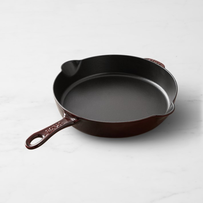 Staub Enameled Cast Iron Traditional Deep Skillet, 11" | Williams-Sonoma