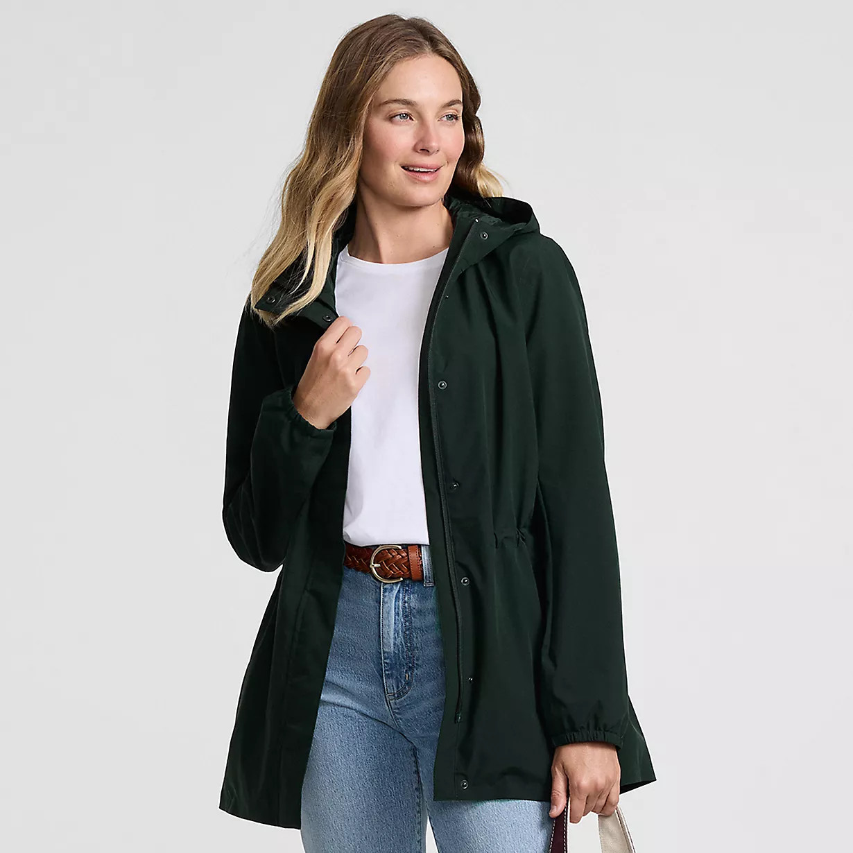 Squall Packable Waterproof Raincoat | Lands' End (US)