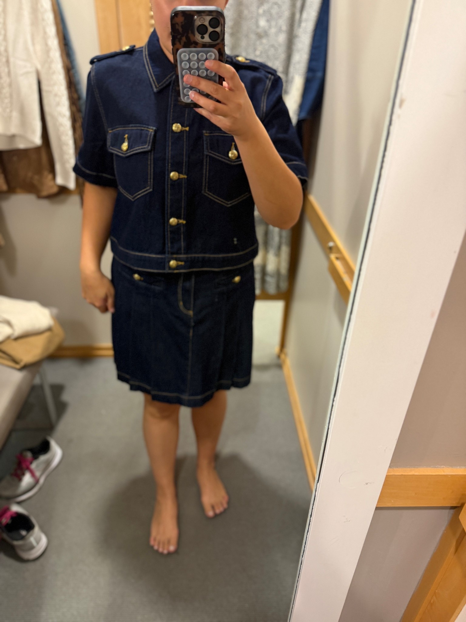 Perfect denim two piece set! Needed both in smaller sizes but with suede boots and nice jewelry this outfit would really pop.

Denim
Western style
Fall fashion
Style 
Loft 

#LTKSeasonal #LTKFindsUnder100 #LTKStyleTip