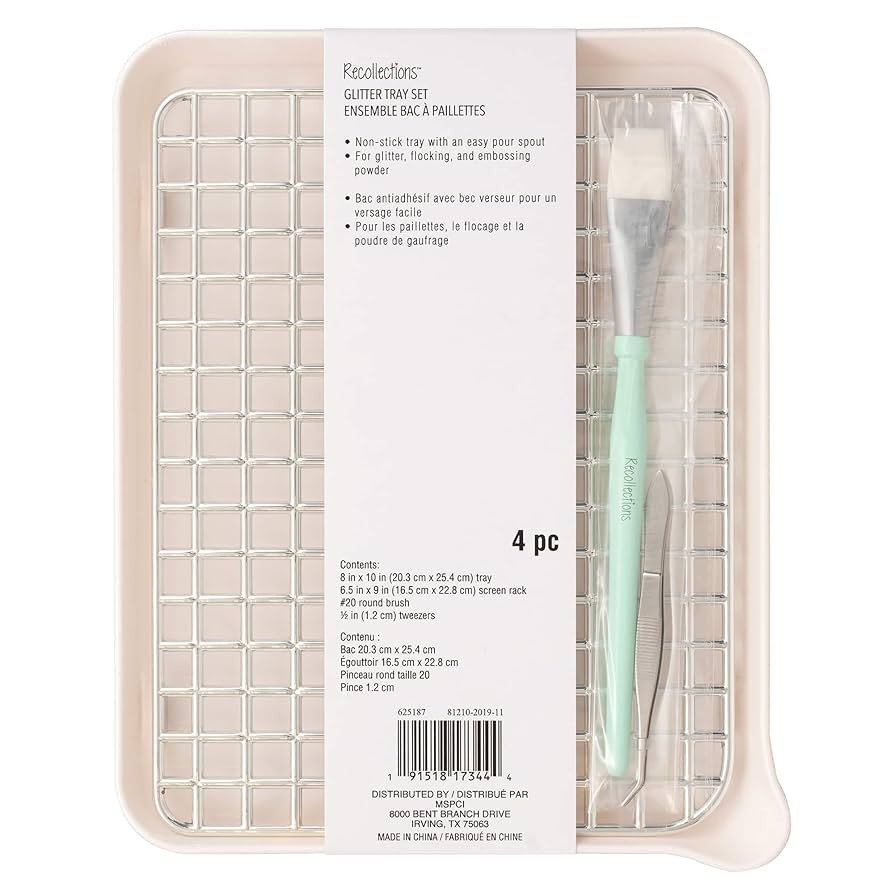 12 Pack: Glitter Tray Set by Recollections™ | Amazon (US)