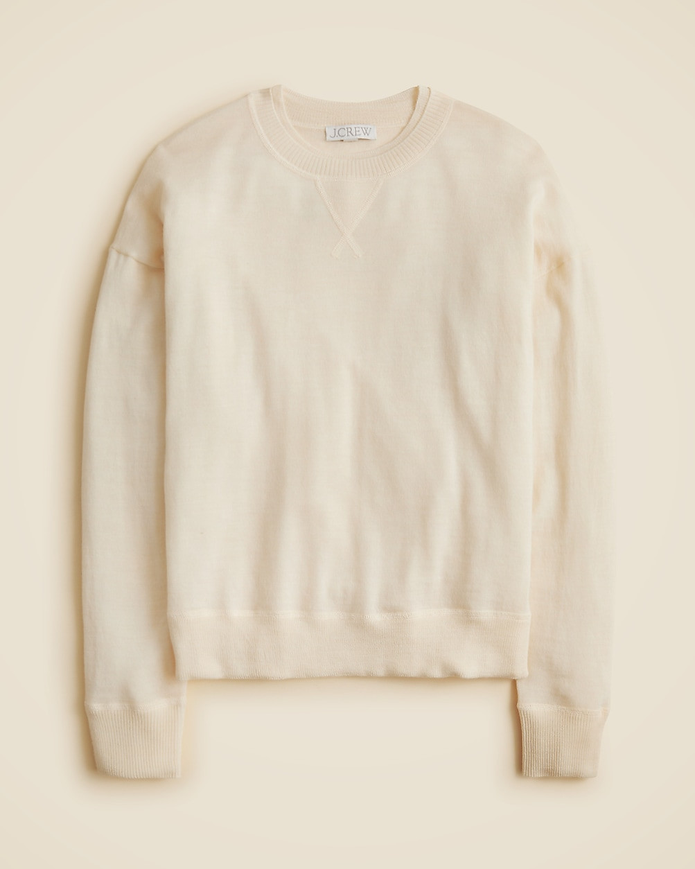 Oversized crewneck sweatshirt in merino wool | J. Crew US