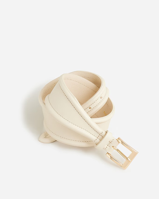 Tapered belt in Italian leatherItem BS179$79.50Color:Pale BoneSize:Select a SizeSize ChartsX-Smal... | J. Crew US