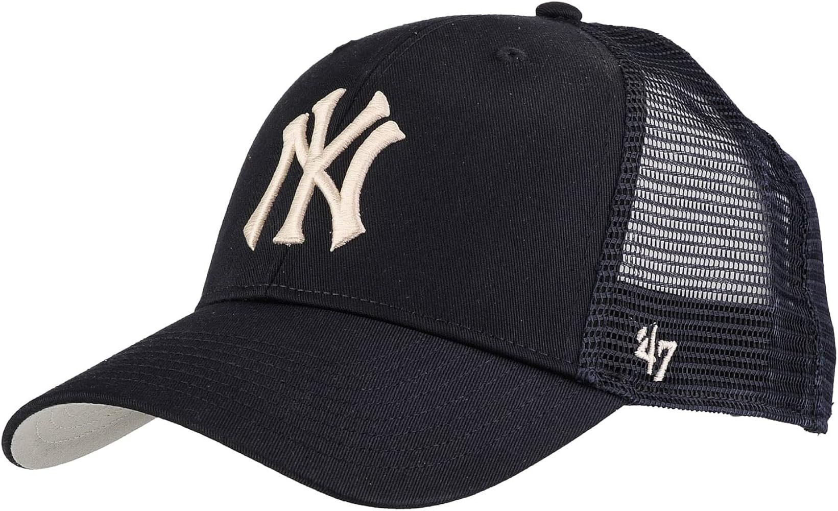 '47 Brand MLB New York Yankees Branson Cap B-BRANS17CTP-NYH, Mens, Navy/Beige, | Amazon (US)