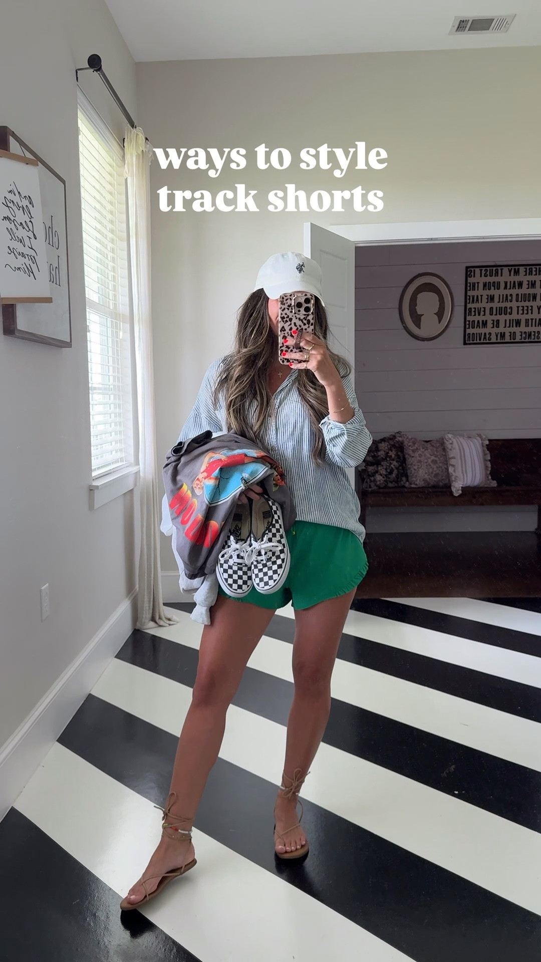 ways to style track shorts! These are on sale, wearing small but size up if between

#LTKdayinmylife #LTKootd #LTKmomlife