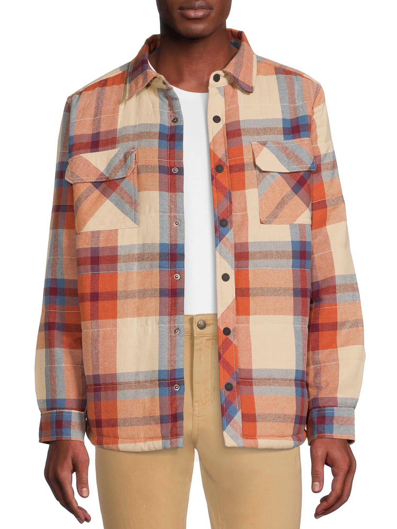 George Men's and Big Men's Shirt Jacket, Sizes up to 3XL - Walmart.com | Walmart (US)