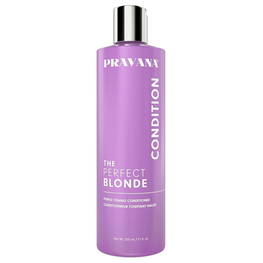 Pravana The Perfect Blonde Purple Toning Conditioner | Neutralizes Brassy, Yellow Tones | For Col... | Amazon (US)