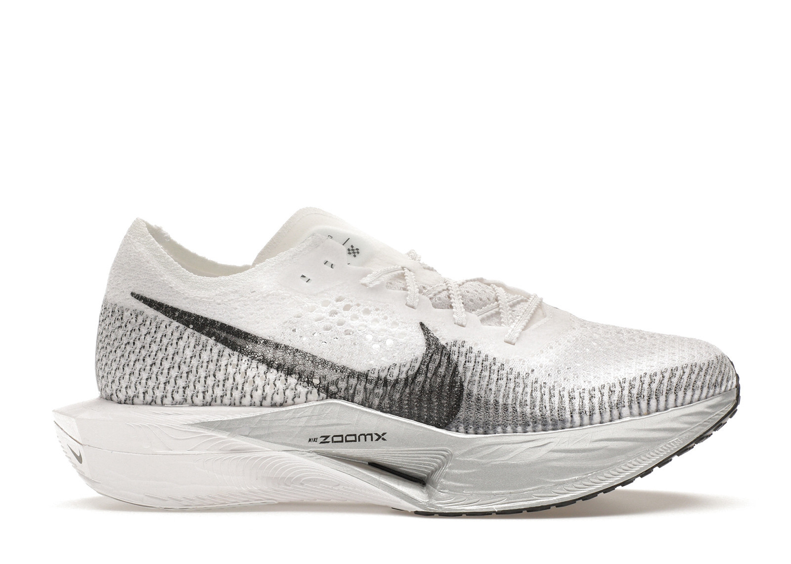 Nike ZoomX Vaporfly 3 (Women's) Sneakers in White/Particle Grey/Metallic Silver | StockX