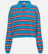 Click for more info about Striped wool polo top