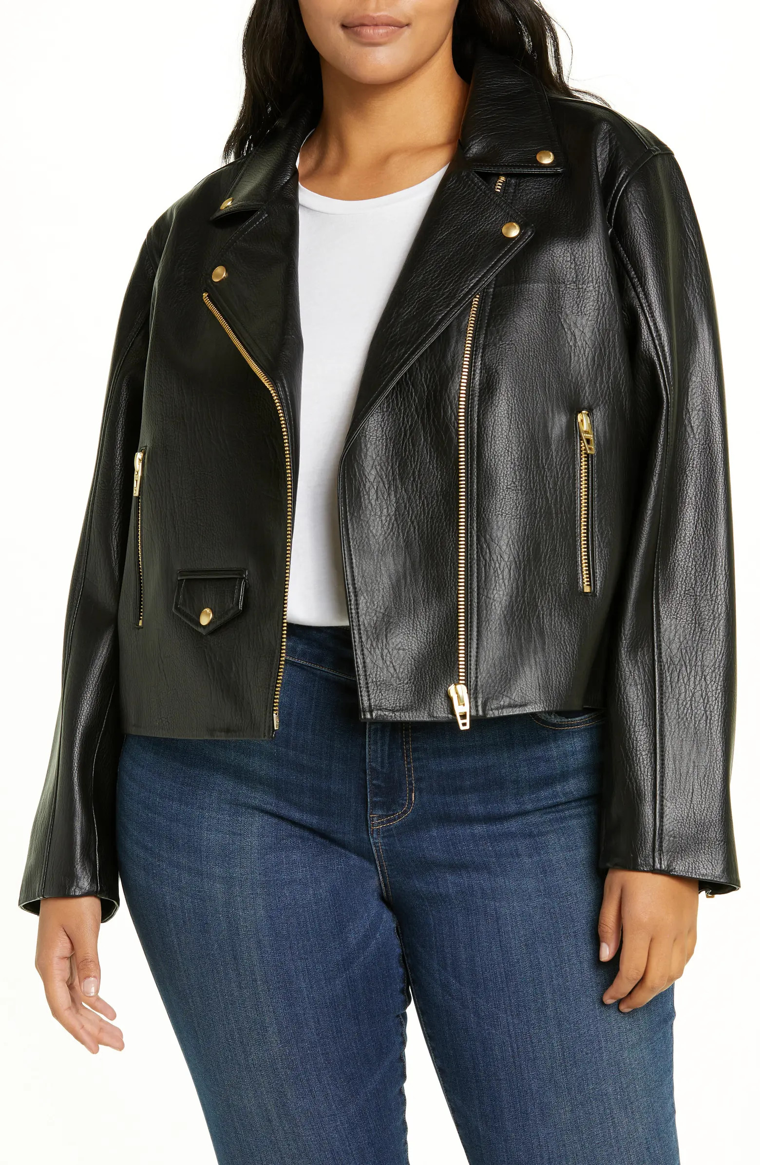 Faux Leather Moto Jacket | Nordstrom