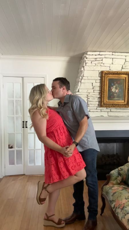 We can still clean up nice when it comes to a summer date night! Comment SUMMER and I’ll send you the outfit links! Looking cute thanks for @walmartfashion #walmartpartner From pajamas to summer fashion for you and him, check out Walmart! I ordered most of our wardrobe from there! #walmartfashion 


#LTKMidsize #LTKShoeCrush #LTKMens
