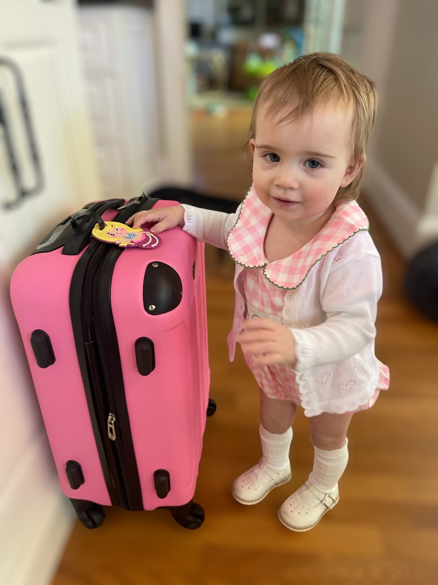 Travel in style with this adorable Amazon find! ✈️💖 This 20” hardside carry-on spinner suitcase by Travelers Club is the perfect size for short trips, weekend getaways, or your little one’s first adventure! We got it in the prettiest hot pink shade, and it’s a total standout at the airport! 🎀

It’s lightweight yet super durable with smooth-rolling wheels and a telescoping handle that makes it easy for even toddlers to maneuver around (and trust me, mine tried! haha) 🧳💕

With plenty of interior compartments and an expandable design, it fits all the essentials—snacks, toys, and tiny outfits included!

Currently under $25 on Amazon and available in tons of fun colors!


pink carry-on suitcase 💗, toddler travel gear ✈️, spinner luggage for kids, Amazon pink suitcase find, 20” hardside luggage, best carry-on under $30, lightweight rolling luggage 🧳, affordable Amazon travel essentials


#AmazonFinds #TravelGear #LTKTravel #CarryOnLuggage #ToddlerTravel #AmazonLuggage #PinkSuitcase #LTKUnder50 #FamilyTravelEssentials #MomLife

#LTKTravel #LTKFindsUnder100 #LTKFindsUnder50