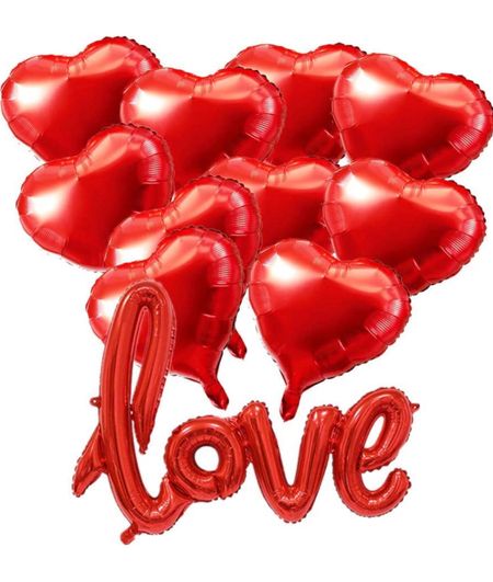 Soochat Red Heart Balloons and LOVE Balloons Kit for Valentine's Day 

#LTKFind #LTKhome #LTKunder50