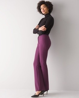 Comfort Stretch Slim Bootcut Pants | White House Black Market