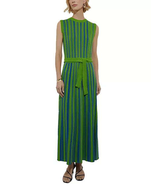 Rib Knit Striped Maxi Dress | Bloomingdale's (US)