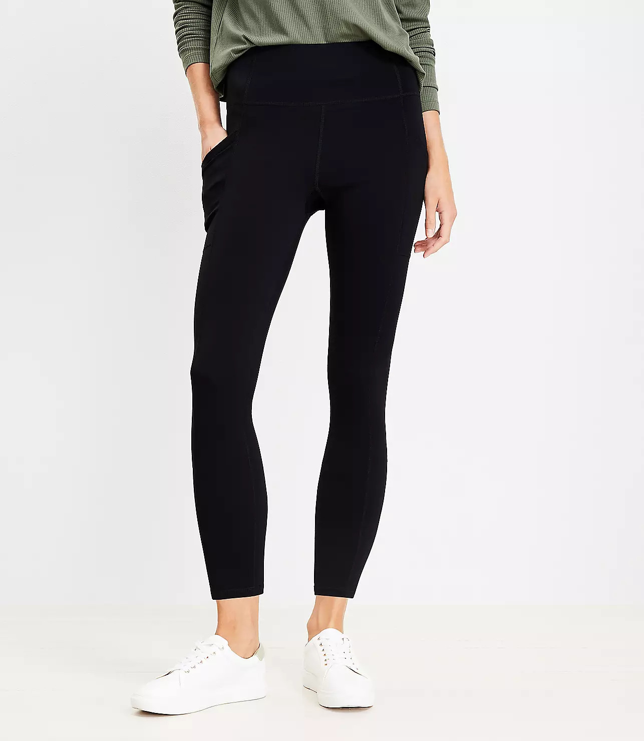 Lou & Grey High Waist Softsculpt Side Pocket 7/8 Leggings | LOFT