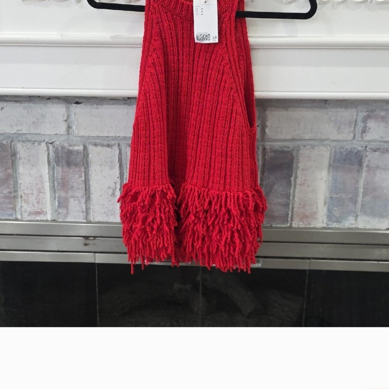 H & M Women's Shirt - Red - M | Depop US