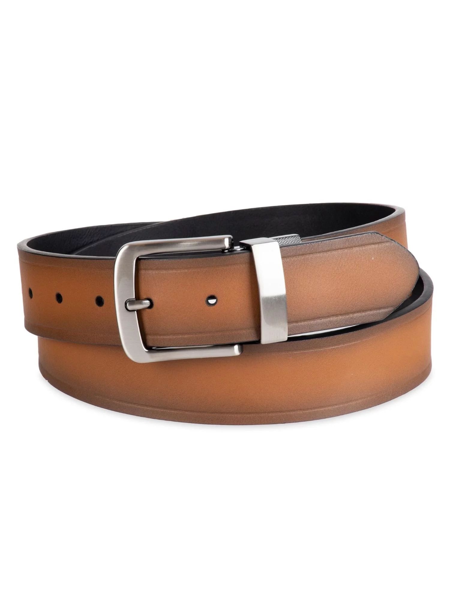 Genuine Dickies Men's Two-In-One Reversible Tan to Black Belt With Big & Tall Sizes | Walmart (US)