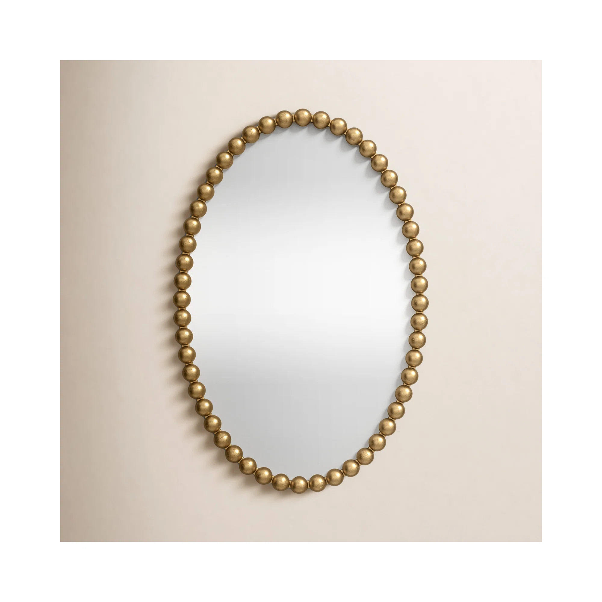 Sanne Metal Oval Wall Mirror | Birch Lane