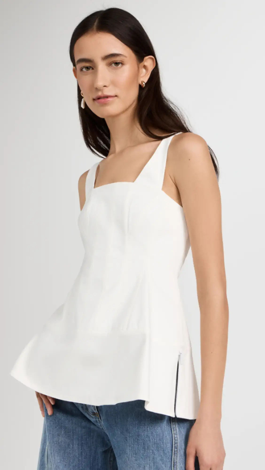Mila Stretch Satin Corset Top | Shopbop