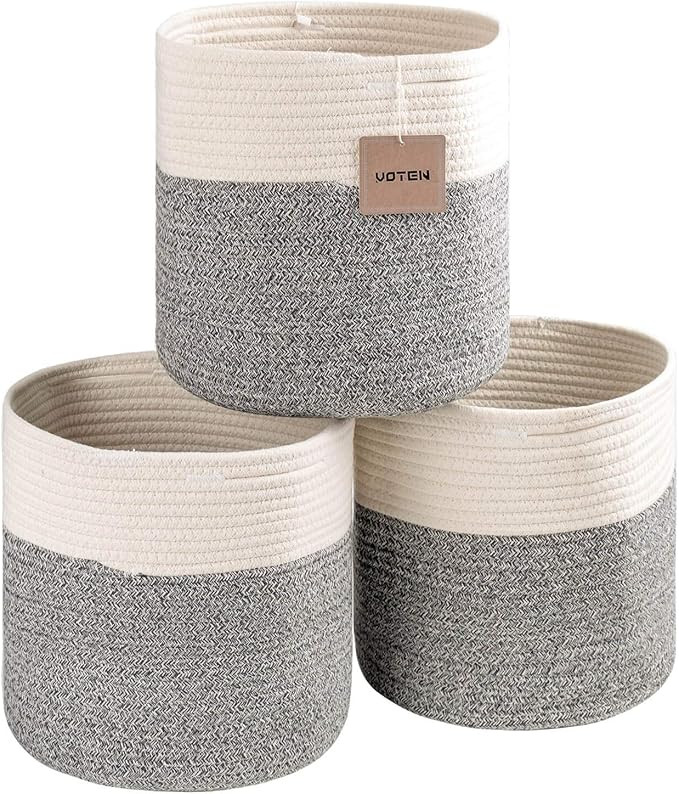 voten Storage Cubes Baskets Bins Organizer 11x11x11'' Fit 12x12''Cube Storage Organizer Bookcases... | Amazon (US)