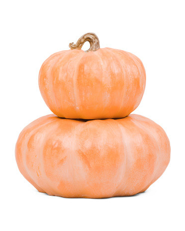 2pc Outdoor Safe Stacking Pumpkins | TJ Maxx
