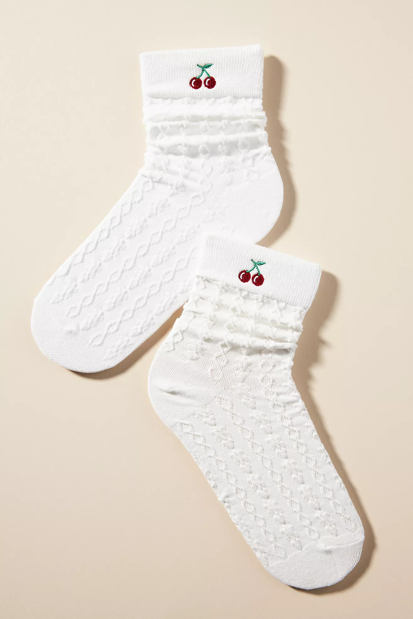 Casa Clara Cherry Socks | Anthropologie (US)