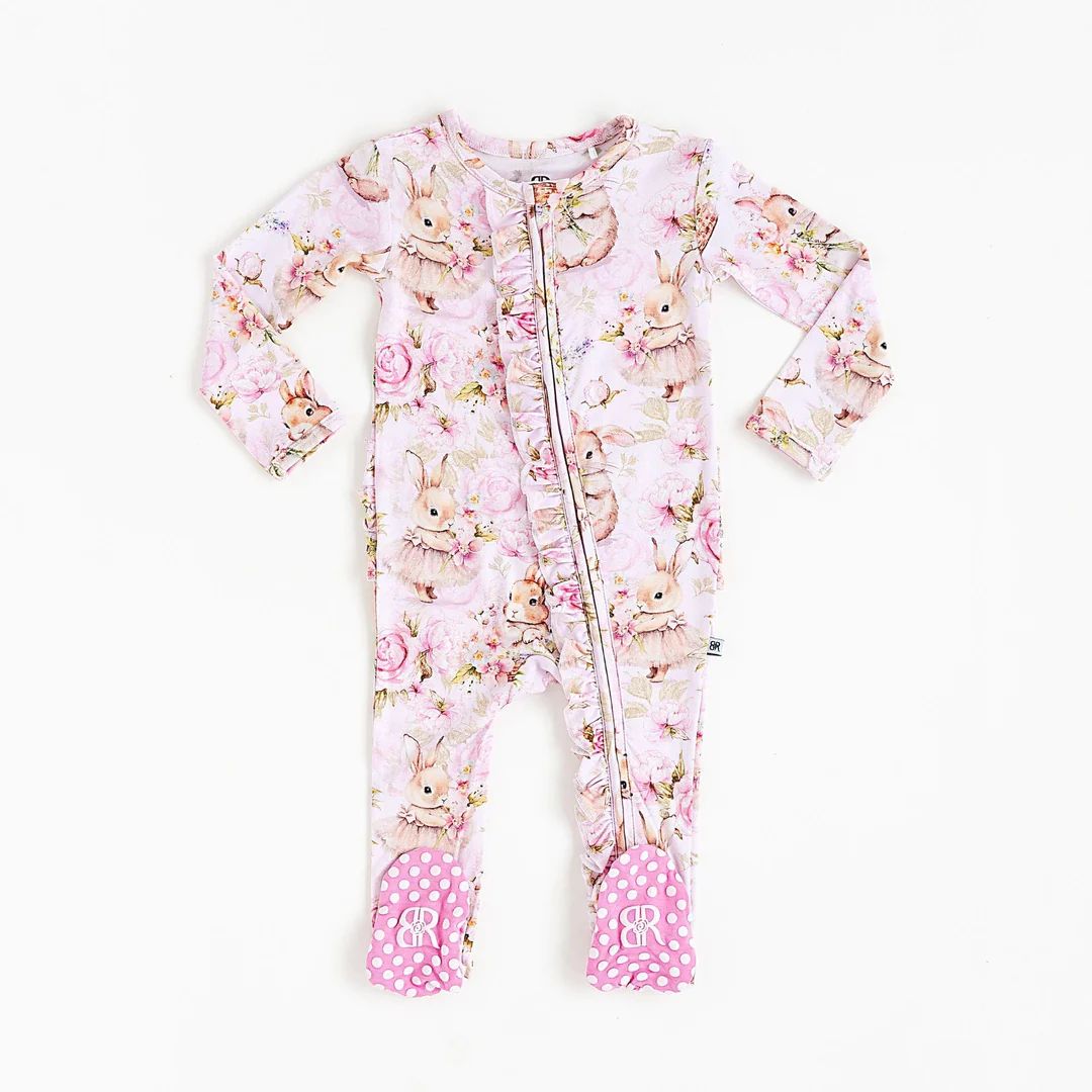 Hunny Bunny Ruffle Footie | Bums & Roses