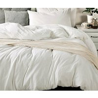 White Duvet Cover in Medium Weight Washed Linen, Custom Linen Duvet Cover, Extra Large | Etsy (US)