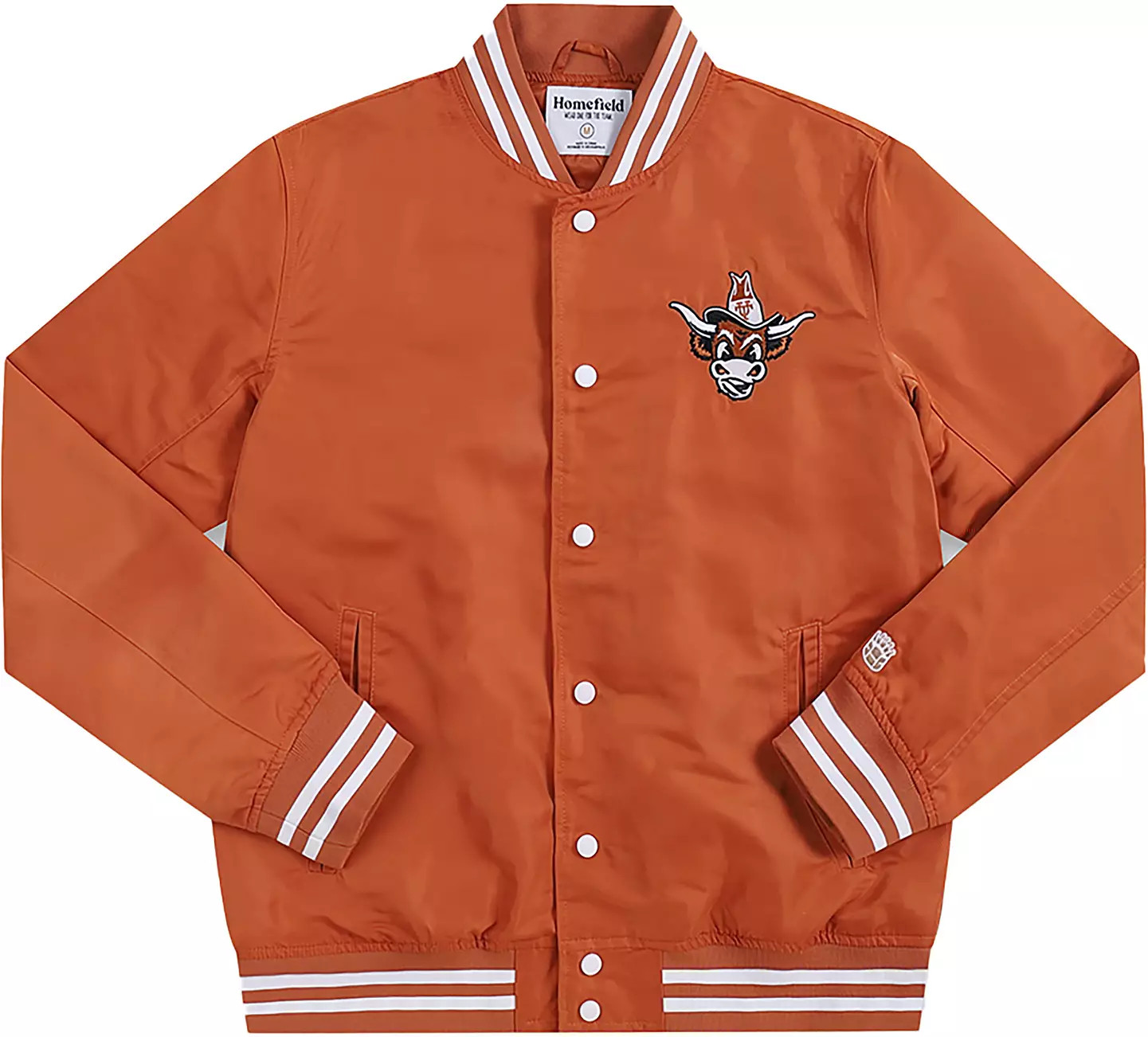 Homefield Adult Texas Longhorns Burnt Orange Arch Bomber Jacket | DICK'S Sporting Goods