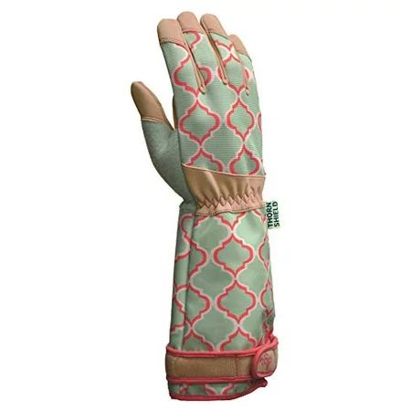 Digz Rose Pruning Vegan Leather Garden Gloves Long Forearm Protective Cuff with Touchscreen Compatib | Walmart (US)