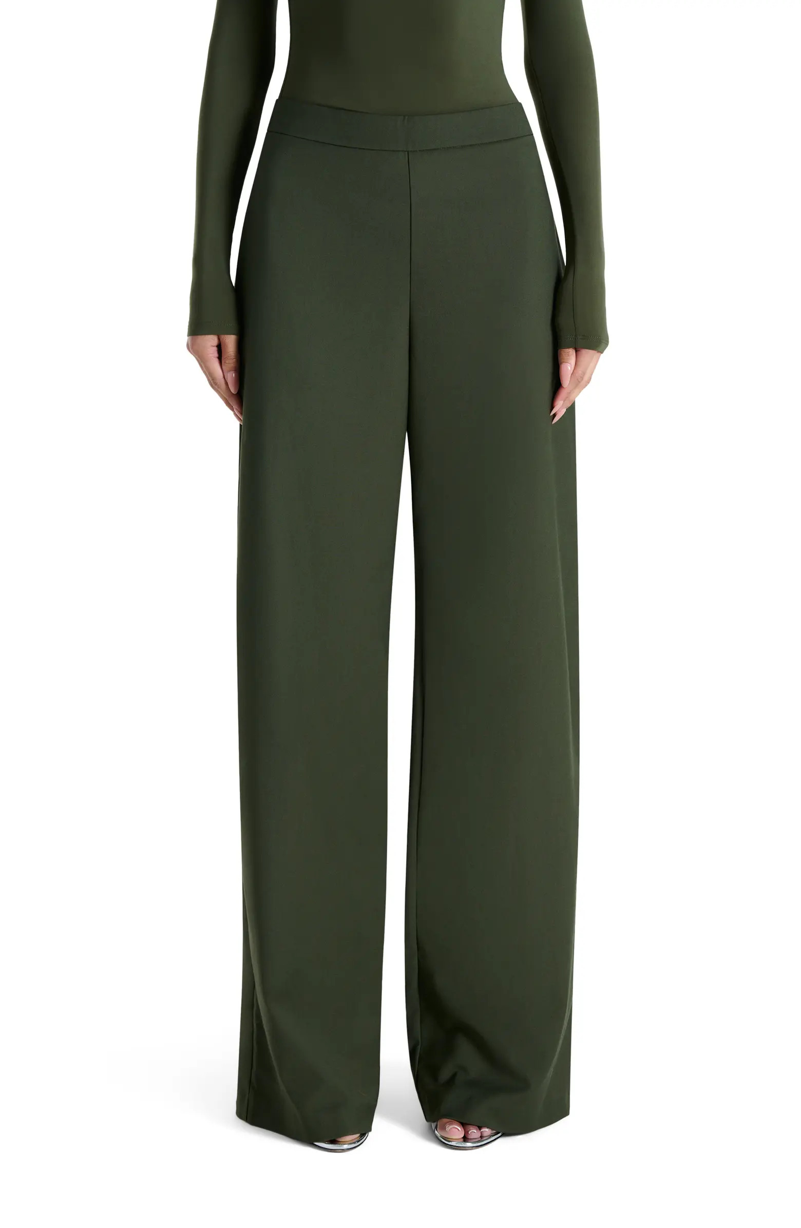 Naked Wardrobe High Waist Wide Leg Pants | Nordstrom | Nordstrom