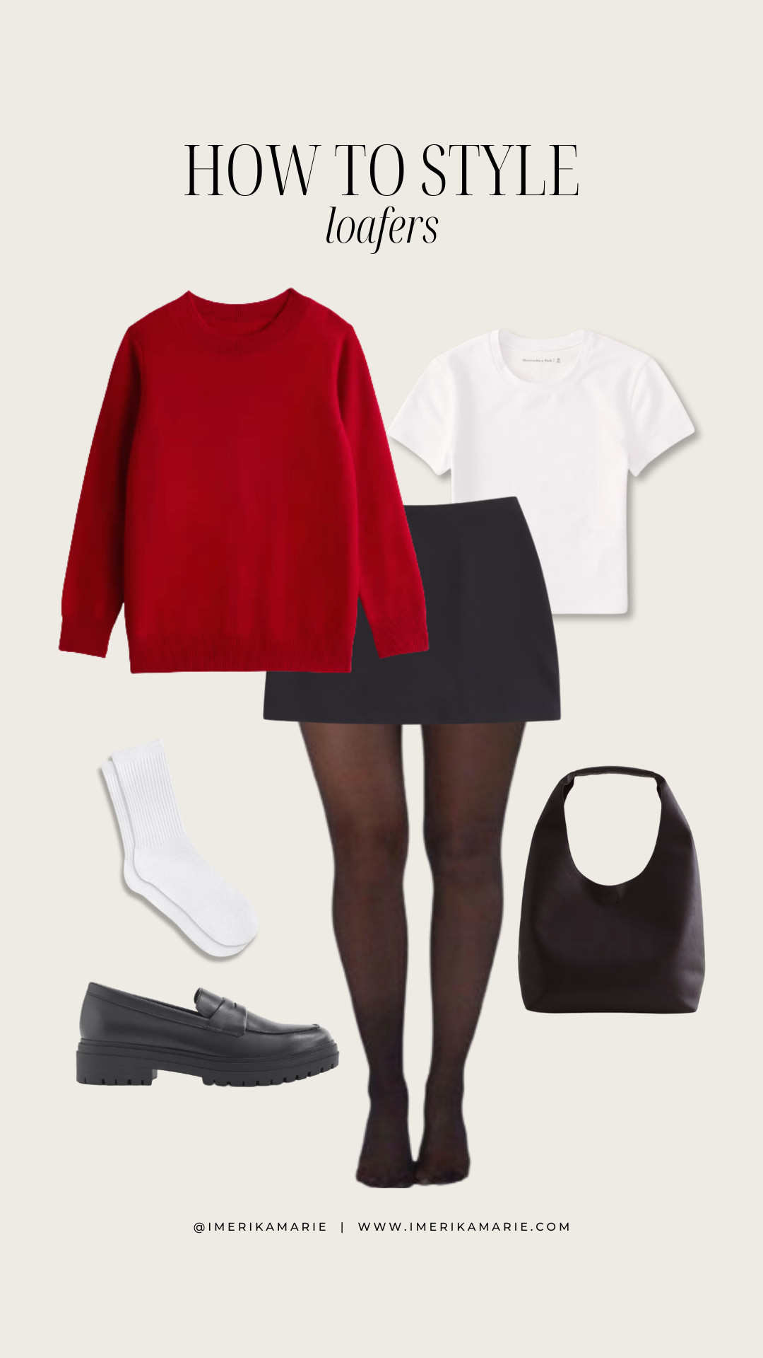 How to Style Loafers. Loafers. Winter Outfit. red sweater. cashmere sweater. black skirt. black tights. black bag. christmas outfit. holiday outfit 

 

#LTKSeasonal #LTKPetite #LTKFindsUnder100