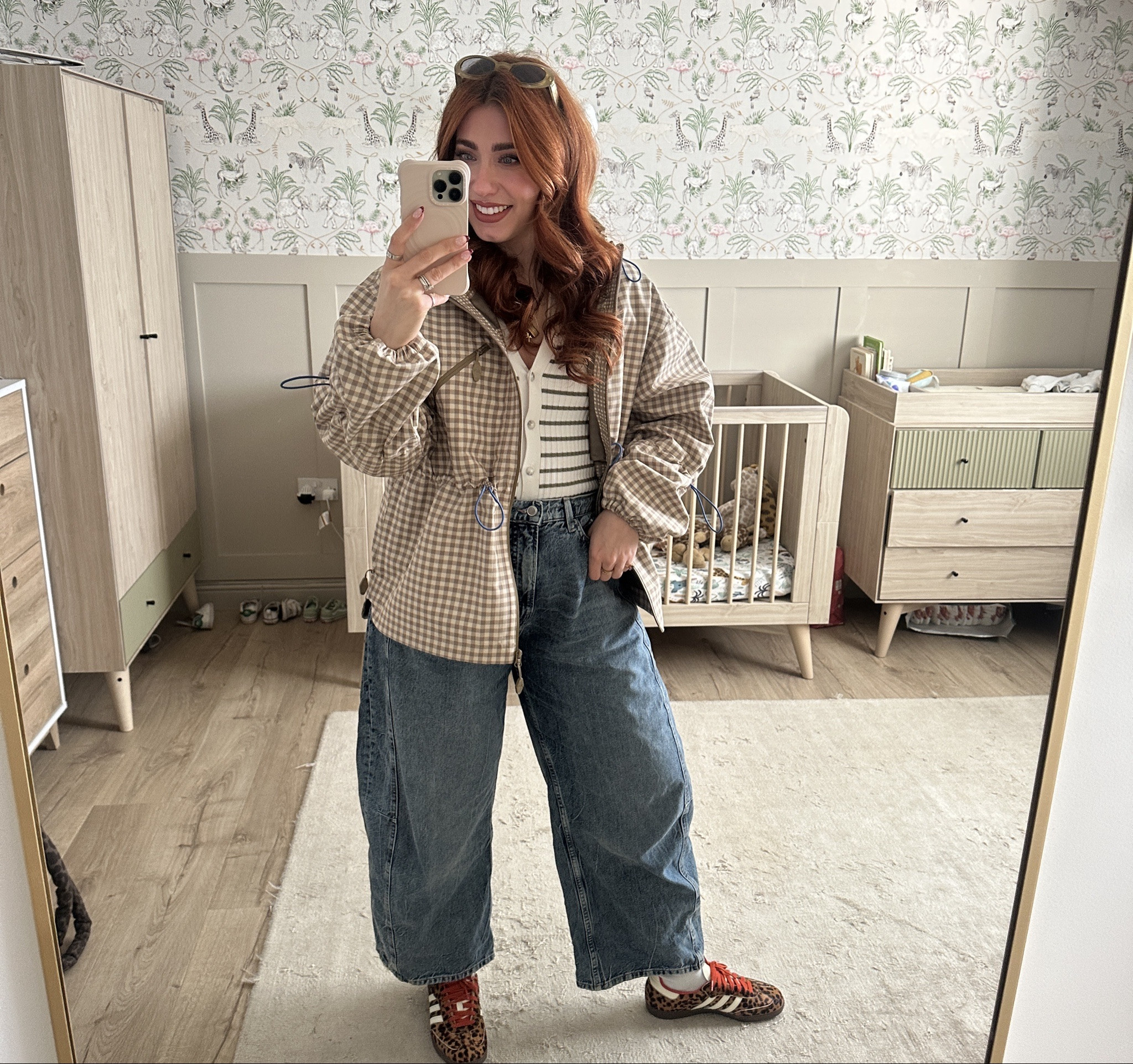 Feeling like a cool mum ✌🏼

(God I’m so not cool - haha!) 

Jacket is a size 12 damson madder 
Top is old Abercrombie 
Jean are a size 8US 
Trainers are so comfy true to size 

#LTKspringtrends #LTKMidsize #LTKmomlife
