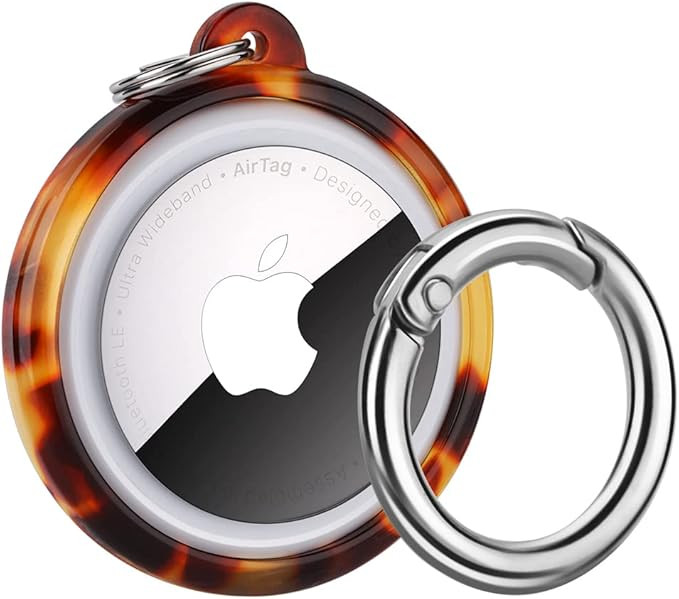 Omter Resin Airtag Case Holder with Airtag Keychain, Dropproof AirTag Keychain Cover, Full-Body S... | Amazon (US)