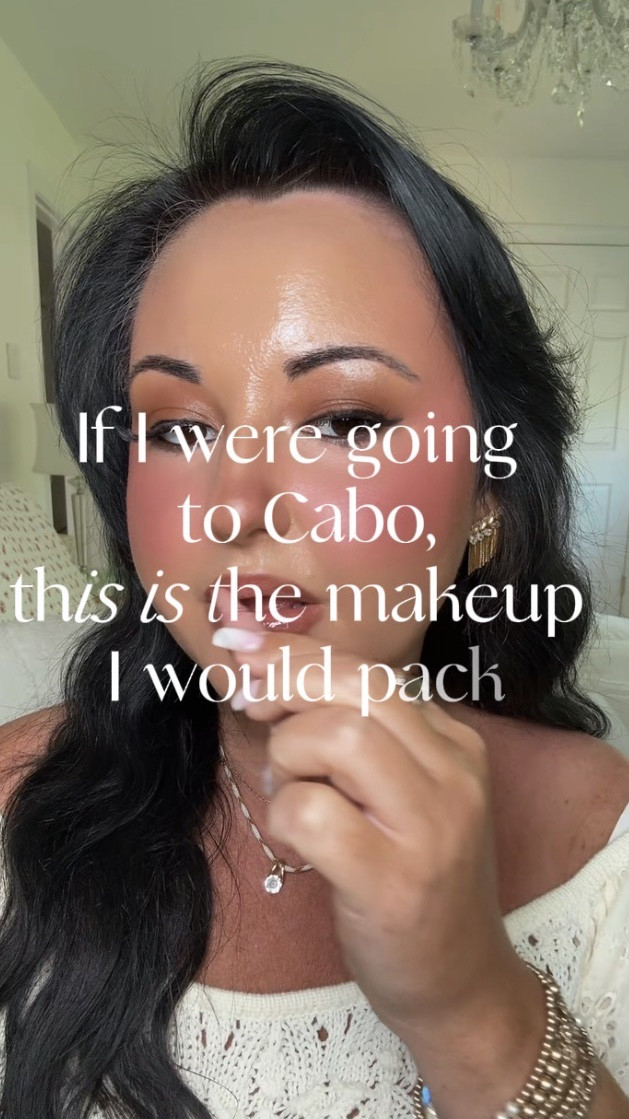 Warm bronzy vacation makeup inspired by Cabo sunsets, beach clubs, and spicy margaritas. Think glowy skin, warm blush, glossy lips, and makeup that still looks beautiful after hours in the heat. Perfect for summer vacations, tropical getaways, resort nights, and golden hour glam. ✨

#warmbronzymakeup #bronzedmakeup #vacationmakeup #summermakeup #glowymakeup #softglam #cabomakeup #beachvacation #resortstyle #summerglam

#LTKBeauty #LTKTravel #LTKgrwm
