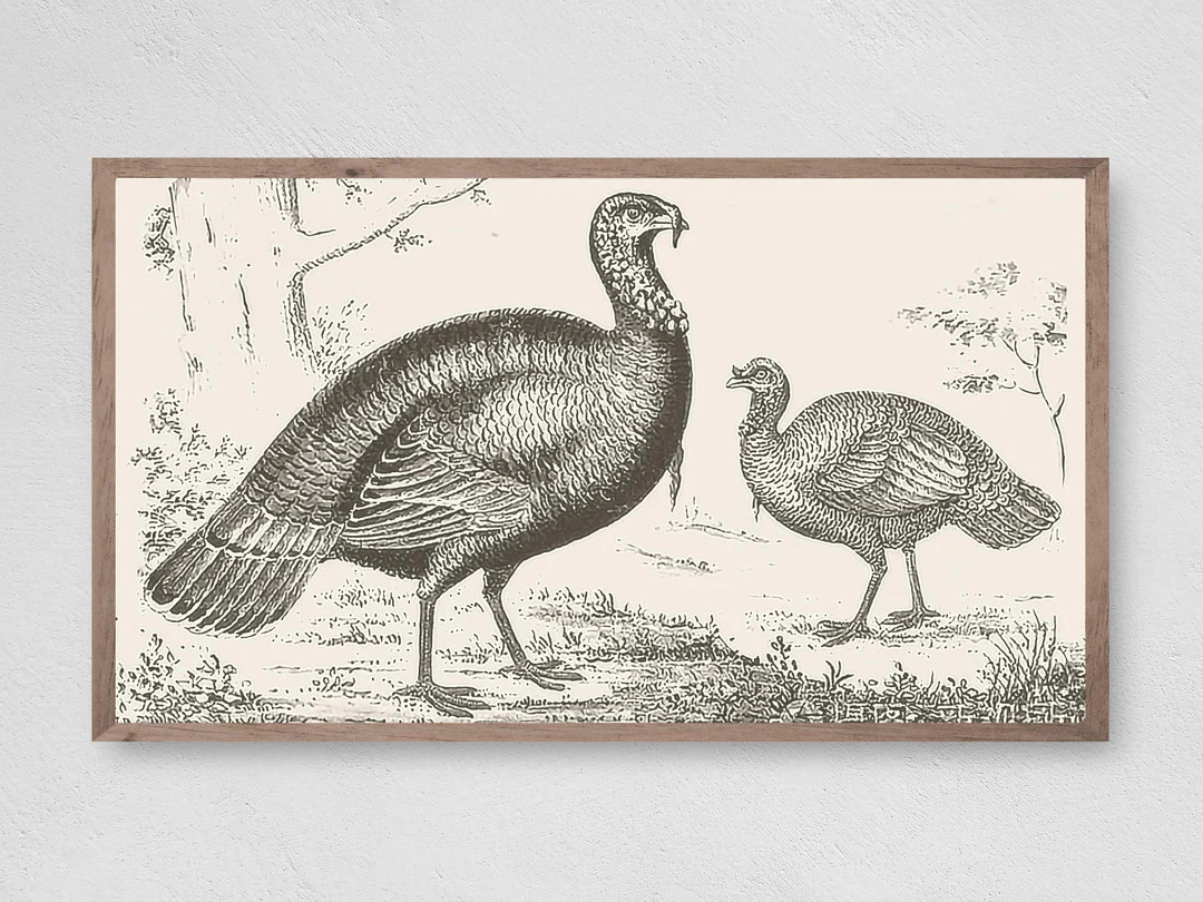 Samsung Frame TV Art Thanksgiving Thanksgiving Vintage - Etsy | Etsy (US)